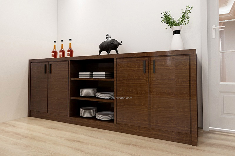 Tủ kệ làm từ tấm laminate óc chó mã 7188