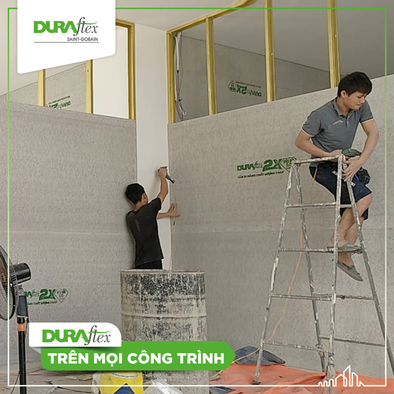 Ứng dụng của tấm Cemboard làm tường nội thất