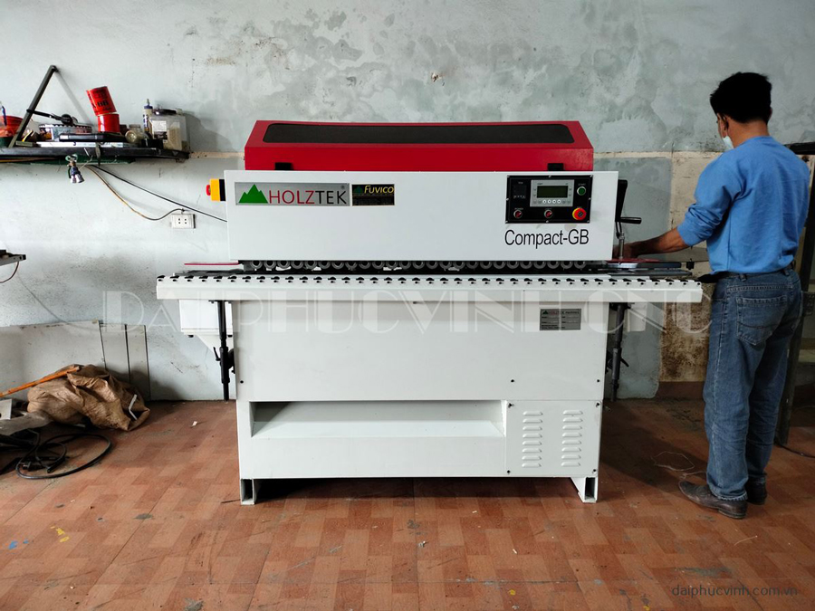 Máy dán cạnh gỗ công nghiệp bán tự động