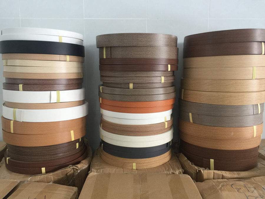 Nẹp chỉ nhựa PVC dán cạnh gỗ công nghiệp