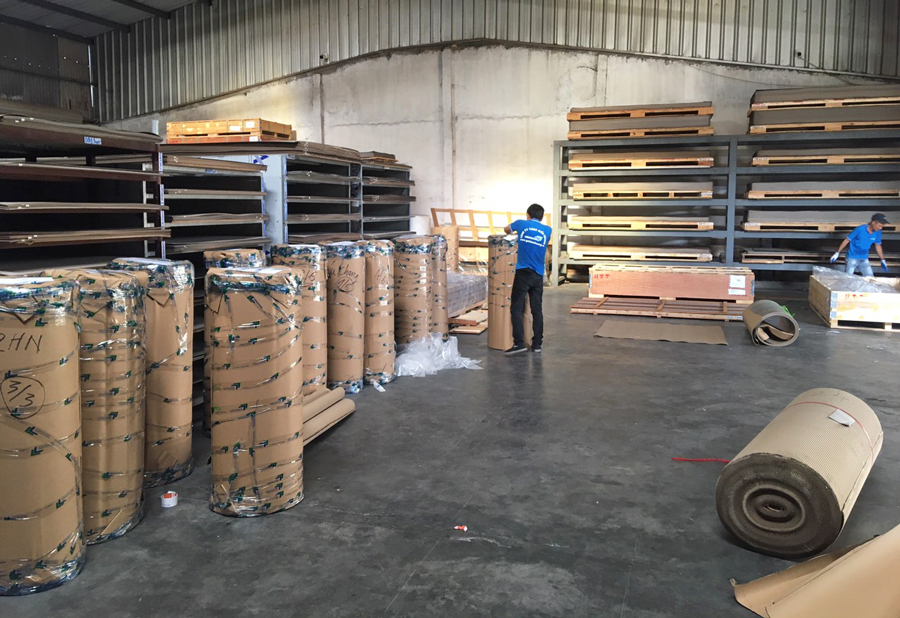 Kho laminate formica của công ty tnhh Hiếu Hương