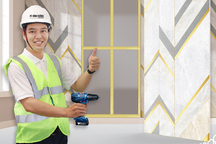 Tấm bê tông vân đá hải Phòng