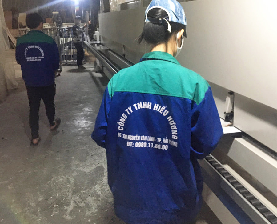 Máy dán cạnh Acrylic no line nhập khẩu