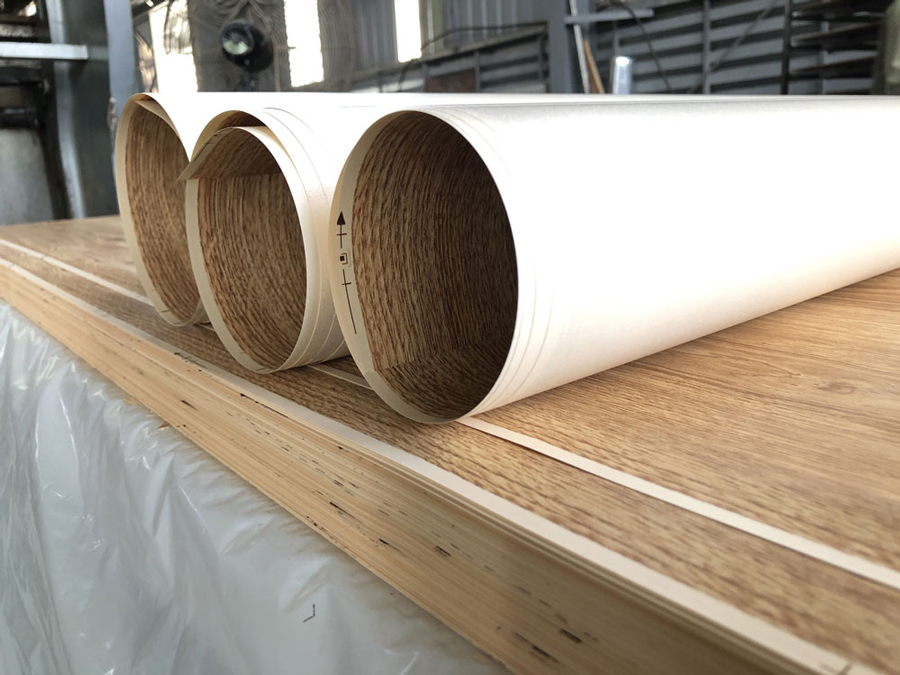 Giấy trang trí tẩm keo nhựa Melamine