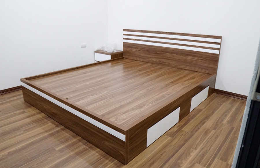 Nội thất phòng ngủ làm từ gỗ ván ép MDF