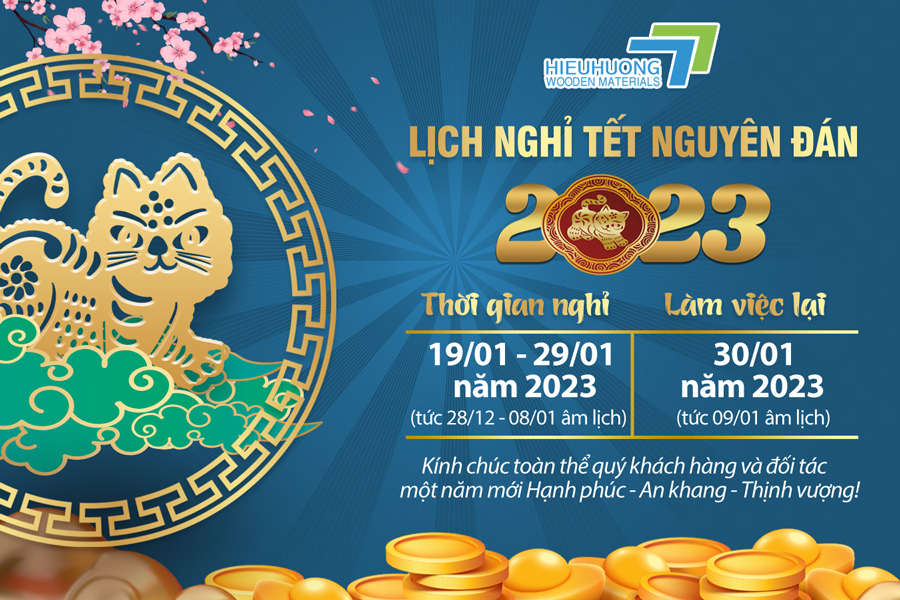 Thông báo lịch nghỉ Tết Nguyên Đán 2023