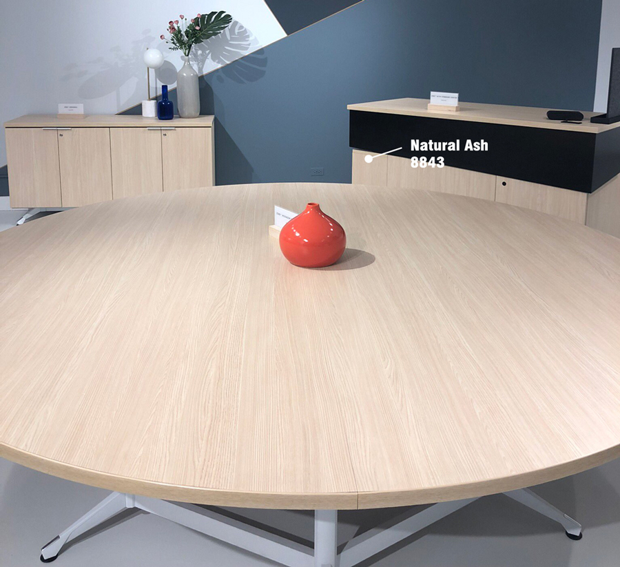 Mặt bàn làm từ gỗ công nghiệp dán tấm Laminate Formica