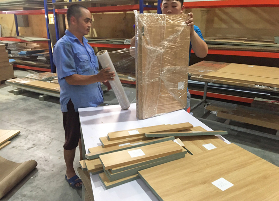 Sản phẩm sau khi cắt ván theo yêu cầu tại Hiếu Hương