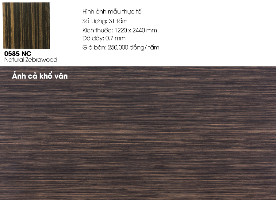 Siêu khuyến mại mã Laminate 0585NC