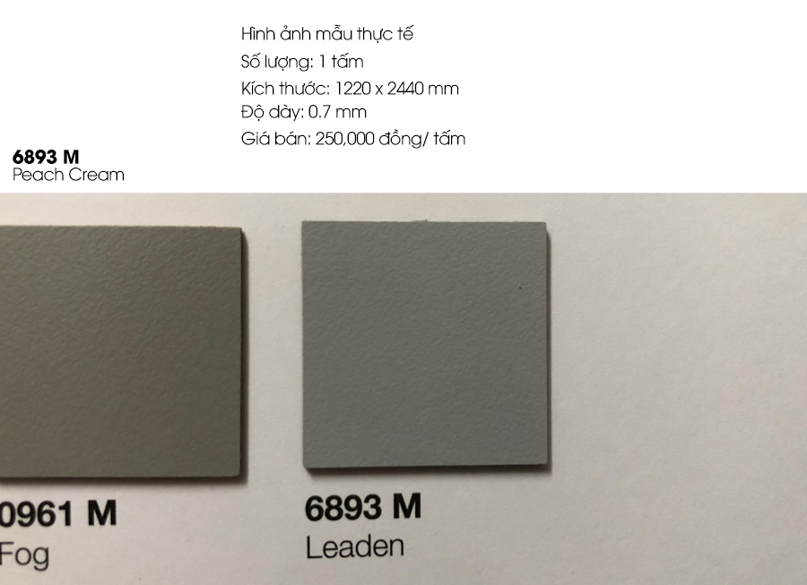 Siêu khuyến mãi Laminate Formica 6893M