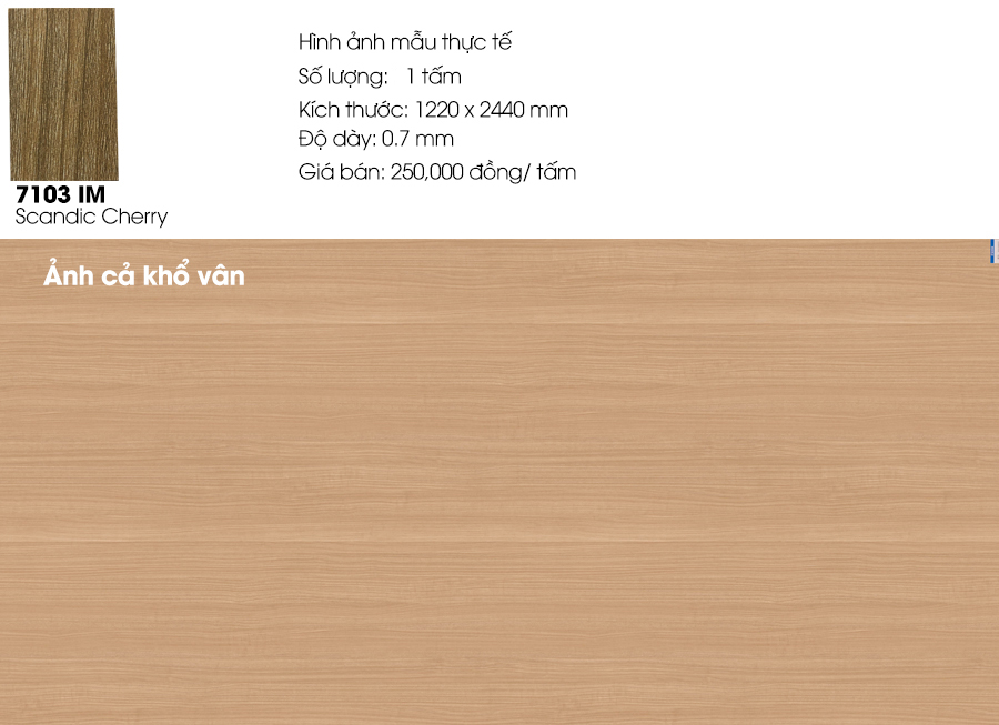 Siêu khuyến mãi Laminate Formica 7103M