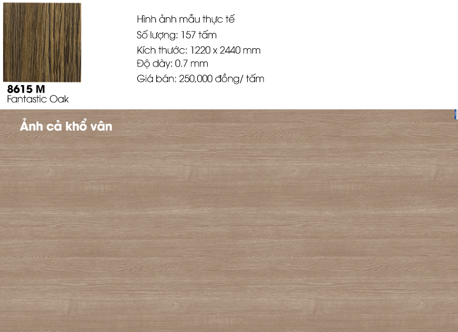 Siêu khuyến mãi Laminate Formica 8615IM