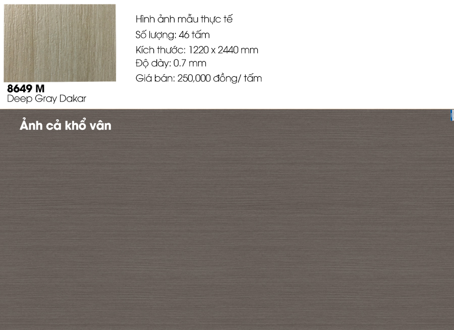 Siêu khuyến mãi Laminate Formica 8649M