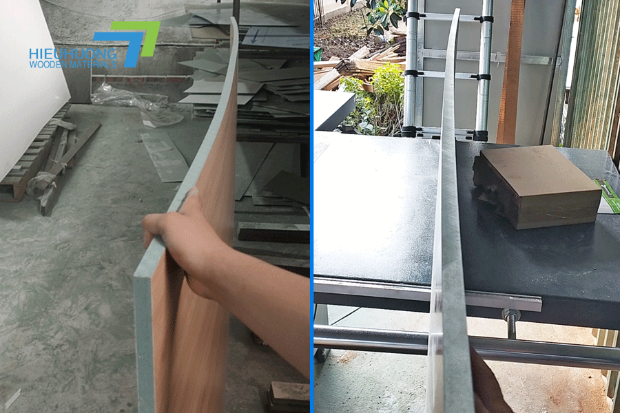 Vì sao ván MDF phủ Melamine bị cong? Nguyên nhân và giải pháp