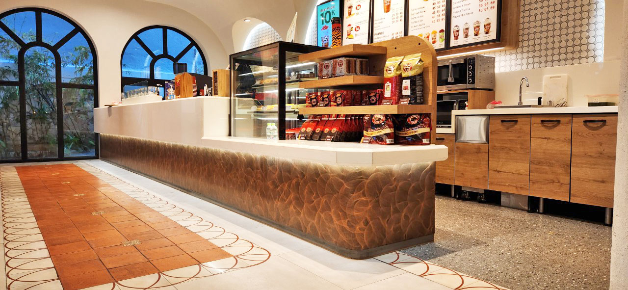 Tấm Laminate Formica kim loại D8025 - Copper Crush