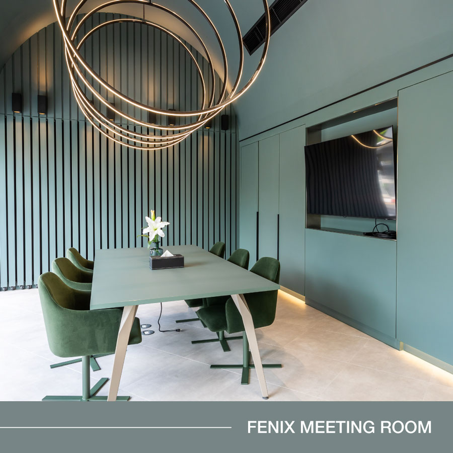 Nội thất phòng họp thiết kế bằng Fenix