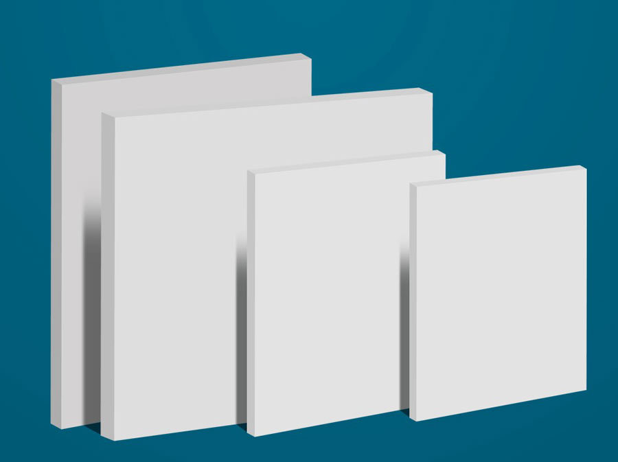 Hình ảnh tấm gỗ nhựa PVC Foam thường được dùng trong tủ bếp