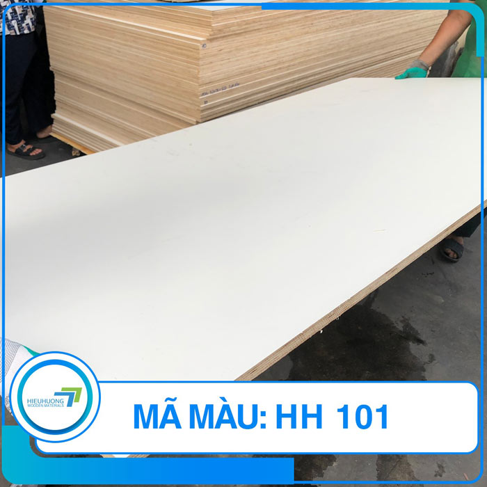 Plywood phủ melamine mã màu 101