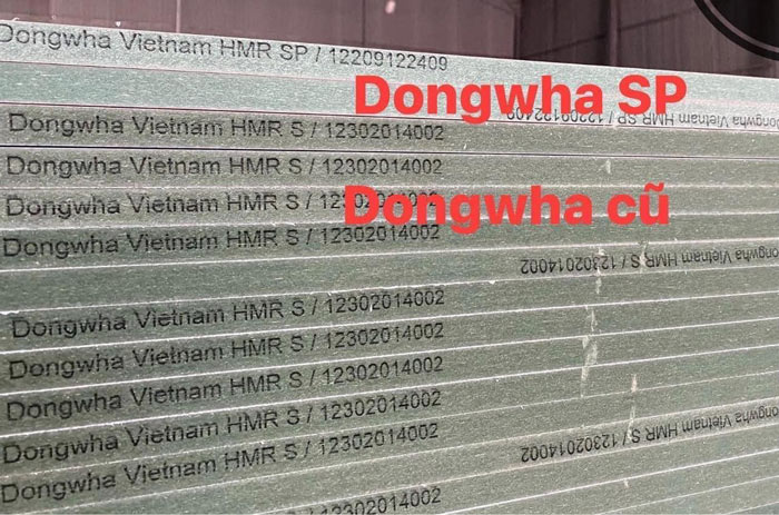 So sánh màu sắc ván MDF Dongwha SP và Dongwha thường