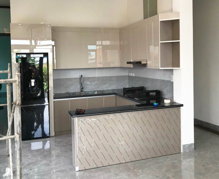 Gỗ nhựa phủ PET-G lafmtur bếp