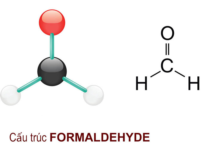 Cấu tạo hóa học của khí Formaldehyde