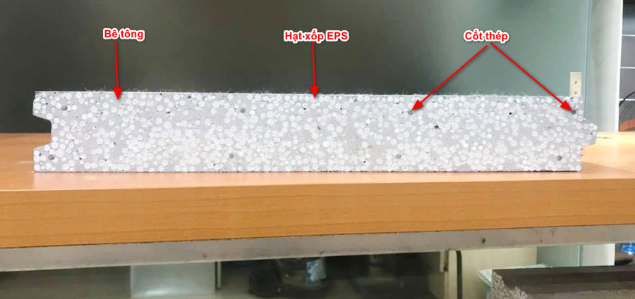 Hình ảnh tấm bê tông xốp EPS 02