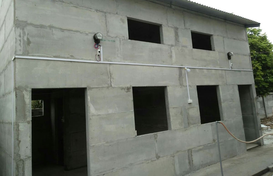 Ứng dụng tấm bê tông EPS làm nhà lắp ghép