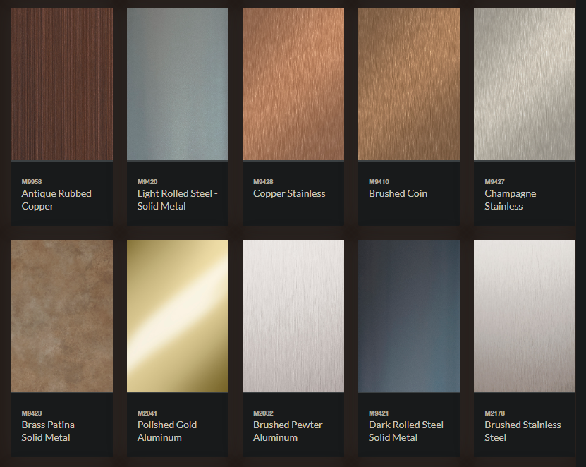 45 mã màu kim loại mới trong bộ sưu tập Homapal