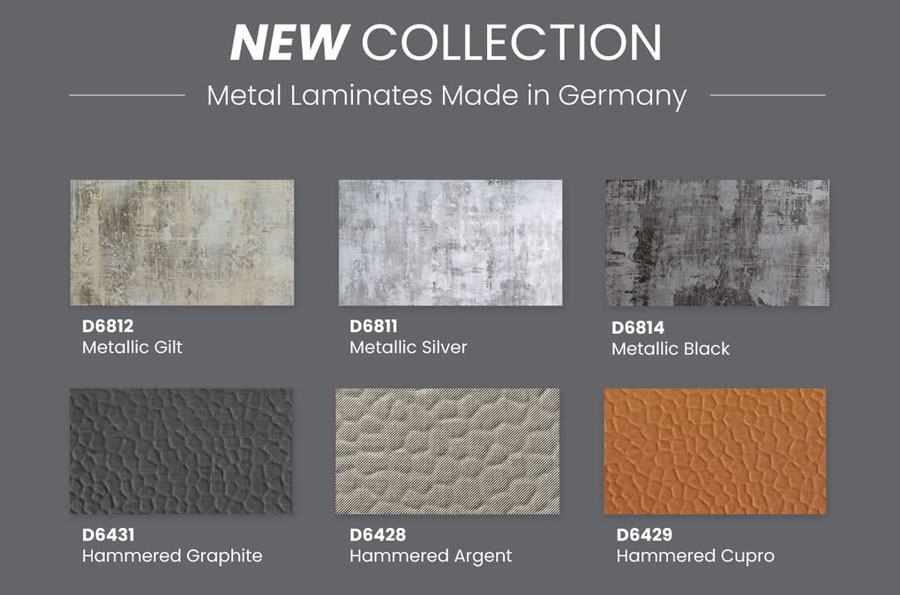 45 mã màu laminate kim loại mới