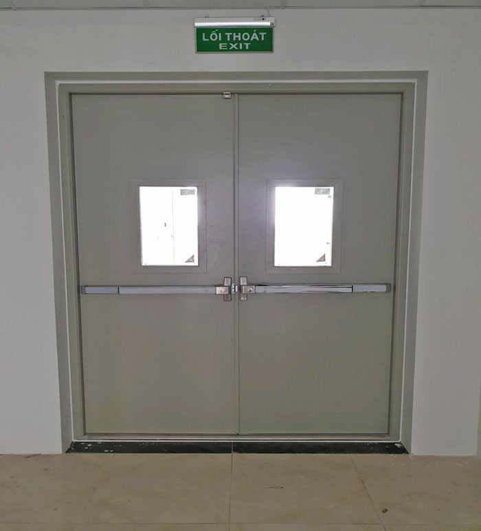 Cửa chống cháy khu vực hầm để xe