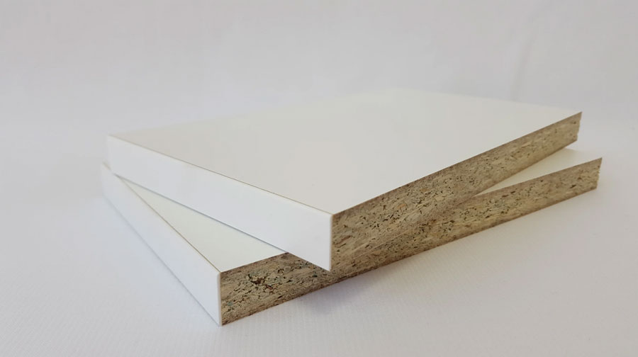 Hình ảnh gỗ ván dăm Okal phủ bề mặt melamine